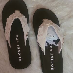 Rocket Dog Brown and Cream Women's Sandals